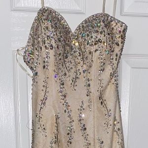 Beaded mermaid style dress